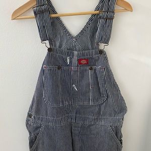 Dickies conductor stripe overalls. 32x30